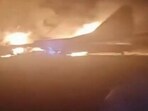 A Mig-29 fighter jet crashed near Rajasthan's Barmer due to technical defect on Monday A Mig-29 fighter jet crashed near Rajasthan's Barmer due to technical defect on Monday