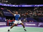  Thulasimathi Murugesan of India in action during her gold medal match against Qiu Xia Yang of China 
