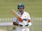Pakistan's Babar Azam reacts as walks off the field after his dismissal during the fourth day of second test cricket match between Pakistan and Bangladesh, in Rawalpindi, Pakistan, Monday, Sept. 2 Pakistan's Babar Azam reacts as walks off the field after his dismissal during the fourth day of second test cricket match between Pakistan and Bangladesh, in Rawalpindi, Pakistan, Monday, Sept. 2