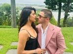 Priyanka Chopra and Nick Jonas at a family friend's wedding Priyanka Chopra and Nick Jonas at a family friend's wedding