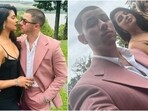 Priyanka Chopra and Nick Jonas attend a wedding. Priyanka Chopra and Nick Jonas attend a wedding.