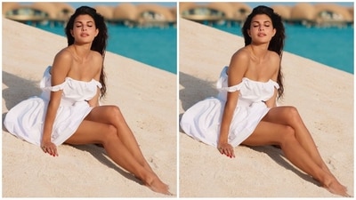 On Monday, Jacqueline Fernandez delighted her fans with a sweet surprise by sharing a series of stunning vacation photos on Instagram, accompanied by a simple emoticon as the caption. (Instagram/@jacquelienefernandez) On Monday, Jacqueline Fernandez delighted her fans with a sweet surprise by sharing a series of stunning vacation photos on Instagram, accompanied by a simple emoticon as the caption. (Instagram/@jacquelienefernandez)