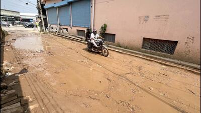 A road in Sanjay Gram in Sector 13, part of Ward 7, on Sunday (Parveen Kumar/HT) A road in Sanjay Gram in Sector 13, part of Ward 7, on Sunday (Parveen Kumar/HT)