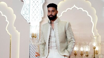 A file photo of Canadian singer and rapper AP Dhillon posing for paparazzi at Anant Ambani and Radhika Merchant's wedding, (PTI file) A file photo of Canadian singer and rapper AP Dhillon posing for paparazzi at Anant Ambani and Radhika Merchant's wedding, (PTI file)