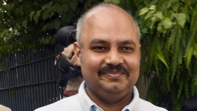 Delhi chief minister Arvind Kejriwal's aide Bibhav Kumar. (ANI) Delhi chief minister Arvind Kejriwal's aide Bibhav Kumar. (ANI)