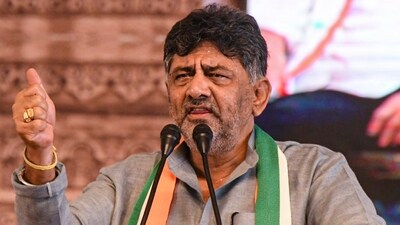 ‘All Bengaluru potholes will be filled within 15 days,’ says Karnataka Deputy CM DK Shivakumar (PTI) ‘All Bengaluru potholes will be filled within 15 days,’ says Karnataka Deputy CM DK Shivakumar (PTI)