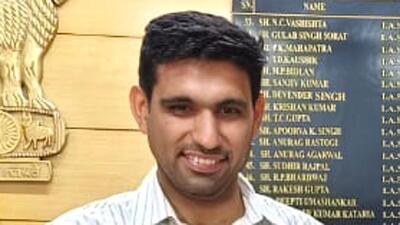 District election officer and deputy commissioner Nishant Kumar Yadav. (Parveen Kumar/HT Photo) District election officer and deputy commissioner Nishant Kumar Yadav. (Parveen Kumar/HT Photo)