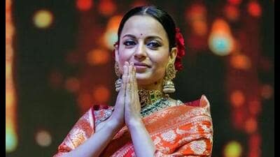 Kangana Ranaut, director-producer of the movie ‘Emergency’. She plays the protagonist in the film. (HT File) Kangana Ranaut, director-producer of the movie ‘Emergency’. She plays the protagonist in the film. (HT File)