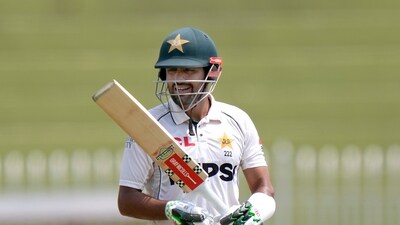 Pakistan's Babar Azam reacts as walks off the field after his dismissal during the fourth day of second test cricket match between Pakistan and Bangladesh, in Rawalpindi, Pakistan, Monday, Sept. 2 (AP) Pakistan's Babar Azam reacts as walks off the field after his dismissal during the fourth day of second test cricket match between Pakistan and Bangladesh, in Rawalpindi, Pakistan, Monday, Sept. 2 (AP)