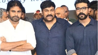 Pawan Kalyan shares a close relationship with his brother Chiranjeevi, nephew Ram Charan. Pawan Kalyan shares a close relationship with his brother Chiranjeevi, nephew Ram Charan.