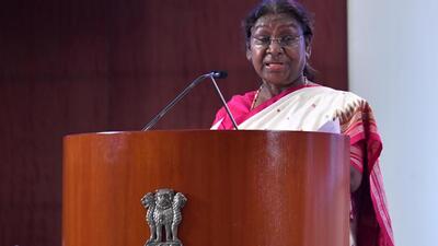 President Droupadi Murmu. President Droupadi Murmu.