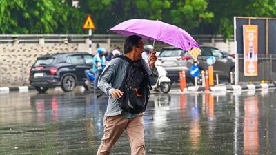 Rainfall at ITO on Monday afternoon. (Vipin Kumar/HT Photo) Rainfall at ITO on Monday afternoon. (Vipin Kumar/HT Photo)