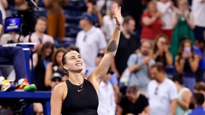Sabalenka hit an impressive 41 winners and saved all eight break points she faced. (AFP)
