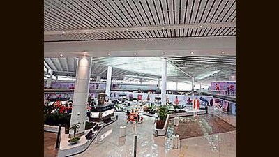 The new T1 became operational on August 17, when SpiceJet shifted 13 flights to the terminal. (HT Photo) The new T1 became operational on August 17, when SpiceJet shifted 13 flights to the terminal. (HT Photo)