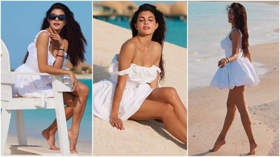 Jacqueline Fernandez recently shared stunning pictures from her dreamy vacation at the Red Sea in Saudi Arabia. She can be seen enjoying a relaxing time by the beach, from soaking up the sun to getting lost in a good book. Her vacation photos are sure to ignite your wanderlust and make you want to plan your next holiday. (Instagram/@jacquelienefernandez) Jacqueline Fernandez recently shared stunning pictures from her dreamy vacation at the Red Sea in Saudi Arabia. She can be seen enjoying a relaxing time by the beach, from soaking up the sun to getting lost in a good book. Her vacation photos are sure to ignite your wanderlust and make you want to plan your next holiday. (Instagram/@jacquelienefernandez)