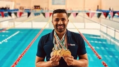 Niranjan Mukundan is the first Indian para swimmer to win 100 medals at the international level