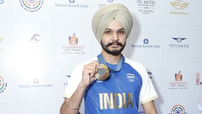 Sarabjot Singh won the bronze medal at the Paris Olympics 2024.