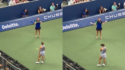 The Internet calls out Kazakhstan's Yulia Putintseva for her "terrible behaviour" towards a ball girl at the US Open matchup against Italy's Jasmine Paolini in New York. (X/Twitter) The Internet calls out Kazakhstan's Yulia Putintseva for her "terrible behaviour" towards a ball girl at the US Open matchup against Italy's Jasmine Paolini in New York. (X/Twitter)