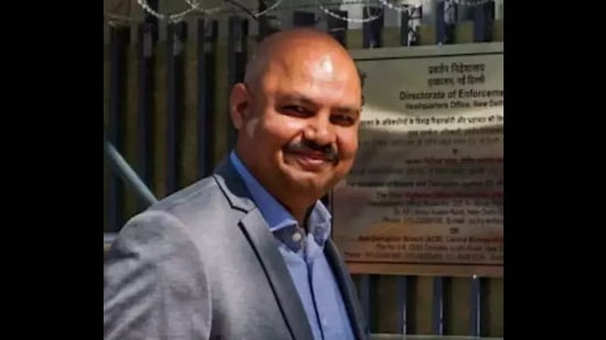 Bibhav Kumar was arrested on May 18 after he allegedly assaulted AAP Rajya Sabha MP Swati Maliwal on May 13 at the CM’s official residence. (HT Photo)
