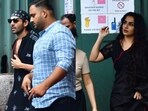 Kartik Aaryan and Vidya Balan on set, shooting for the poster of Bhool Bhulaiyaa 3 (Photos: Instagram/viralbhayani)