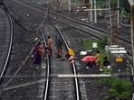 On Monday, as railway workers were busy laying the sixth track in Malad, to the west of the existing lines, WR authorities imposed a 20 kmph speed limit on a 1,400-metre stretch on the down slow line (towards Virar) (Hindustan Times)