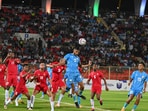 The Indian team dominated possession but lacked creativity in front of goals and only managed one shot on target.(PTI)