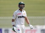 Pakistan's Shan Masood reacts as he walks off the field after his dismissal during the fourth day of second test cricket match between Pakistan and Bangladesh, in Rawalpindi, Pakistan, Monday, Sept. 2, 2024 Pakistan's Shan Masood reacts as he walks off the field after his dismissal during the fourth day of second test cricket match between Pakistan and Bangladesh, in Rawalpindi, Pakistan, Monday, Sept. 2, 2024
