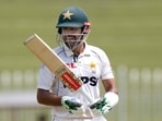 Pakistan's Babar Azam reacts as walks off the field after his dismissal during the fourth day of second test cricket match between Pakistan and Bangladesh, in Rawalpindi Pakistan's Babar Azam reacts as walks off the field after his dismissal during the fourth day of second test cricket match between Pakistan and Bangladesh, in Rawalpindi