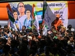 The student wing of the Trinamool Congress suspended a senior member for his alleged presence at the crime scene at RG Kar hospital  (Photo by Samir Jana/ Hindustan Times)