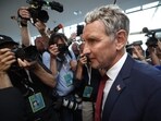 Far-right AfD (Alternative for Germany) party wins big in state elections, a first since 1945 (Photo by Ronny HARTMANN / AFP) Far-right AfD (Alternative for Germany) party wins big in state elections, a first since 1945 (Photo by Ronny HARTMANN / AFP)