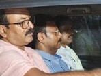 Kolkata: Former principal of RG Kar Medical College and Hospital Sandip Ghosh after he was arrested by CBI in connection with the alleged financial misconduct at the establishment, in Kolkata, Monday, Sept. 2, 2024. Kolkata: Former principal of RG Kar Medical College and Hospital Sandip Ghosh after he was arrested by CBI in connection with the alleged financial misconduct at the establishment, in Kolkata, Monday, Sept. 2, 2024.