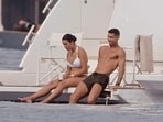 More pictures covered the two enjoying a cup of beverage together and chatting away. If these pictures aren't vacay goals, we wonder what is.