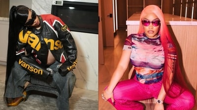 Cardi B denies speculations of throwing shade on Nicki Minaj via maternity shoots. (@iamcardib/X,@NICKIMINAJ/X) Cardi B denies speculations of throwing shade on Nicki Minaj via maternity shoots. (@iamcardib/X,@NICKIMINAJ/X)