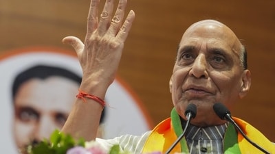 Defence minister Rajnath Singh on Tuesday chaired the meeting of the Defence Acquisition Council (DAC). (PTI) Defence minister Rajnath Singh on Tuesday chaired the meeting of the Defence Acquisition Council (DAC). (PTI)