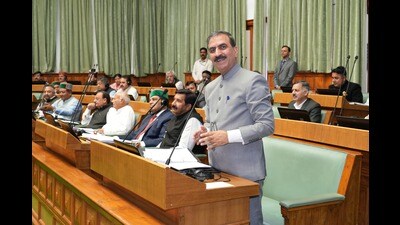 Himachal CM Sukhvinder Singh Sukhu (Deepak Sansta/ HT)