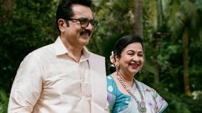 Sarathkumar and Radhika have been married since 2021. Sarathkumar and Radhika have been married since 2021.