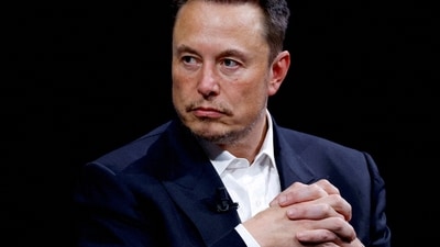 Elon Musk, CEO of SpaceX and Tesla and owner of X, formerly known as Twitter, attends the Viva Technology conference in Paris, France. (Reuters)
