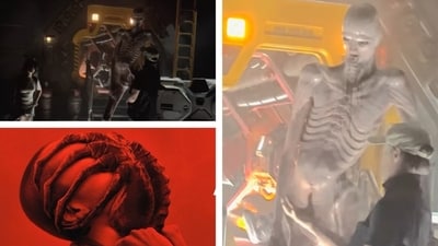 Alien: Romulus used a 7 feet 7 inches tall human giant for one of its scariest scenes. Alien: Romulus used a 7 feet 7 inches tall human giant for one of its scariest scenes.