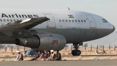 A file photo of Indian Airlines' IC-814 aircraft at Taliban-ruled Kandahar A file photo of Indian Airlines' IC-814 aircraft at Taliban-ruled Kandahar