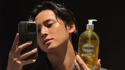 SEVENTEEN's Mingyu promoting L'Occitane's shower oil on his Instagram a week before the luxury skincare brand's employee was suspended for leaking his private photos from a commercial shoot for a brand campaign. (Instagram) SEVENTEEN's Mingyu promoting L'Occitane's shower oil on his Instagram a week before the luxury skincare brand's employee was suspended for leaking his private photos from a commercial shoot for a brand campaign. (Instagram)