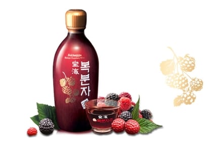 Bokbunja-ju is a cherished Korean liqueur is crafted from wild black raspberries native to Korea, Japan, and China Bokbunja-ju is a cherished Korean liqueur is crafted from wild black raspberries native to Korea, Japan, and China