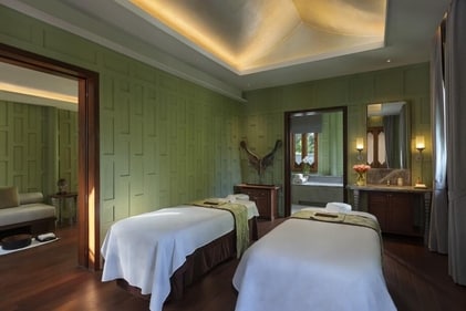 At the newly spruced up Sukhothai spa At the newly spruced up Sukhothai spa