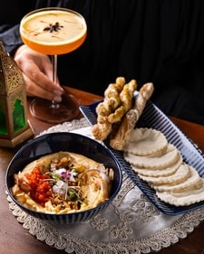Coconut Hummus by Chef Makarand Samant