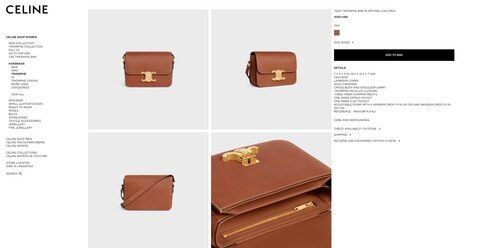 The Celine cross-body bag. (celine.com)