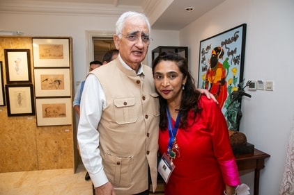 Salman Khurshid and Payal Kapoor