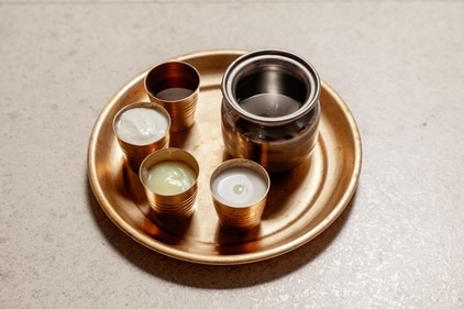 Panchamrit is made up of five ingredients - milk, yogurt, honey, sugar, and ghee (shutterstock) Panchamrit is made up of five ingredients - milk, yogurt, honey, sugar, and ghee (shutterstock)