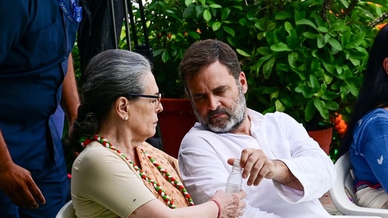 A Bangladeshi journalist was booked for defaming Congress leaders Sonia Gandhi and Rahul Gandhi (Photo by Vipin Kumar/ Hindustan Times) (Hindustan Times)
