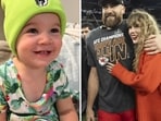 Travis Kelce's niece Elliotte, 3, listens to Taylor Swift's song. Travis Kelce's niece Elliotte, 3, listens to Taylor Swift's song.