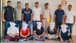 The accused in police custody. (HT Photo)