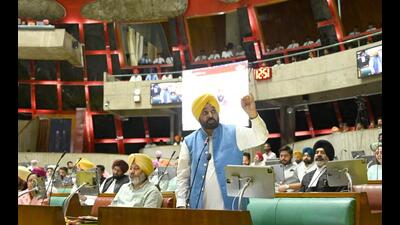 Chief minister Bhagwant Mann on Wednesday said the panchayat elections will be held soon even as the state assembly passed a Bill aimed to hold elections for sarpanch and panch without party symbols. Chief minister Bhagwant Mann on Wednesday said the panchayat elections will be held soon even as the state assembly passed a Bill aimed to hold elections for sarpanch and panch without party symbols.
